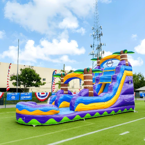 18ft Tropical Drop Slide