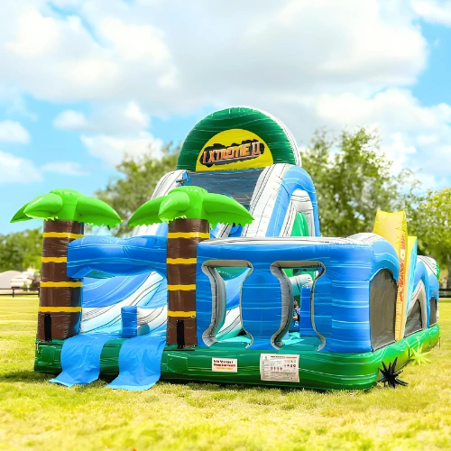 Tropical Run & Drop Obstacle Course